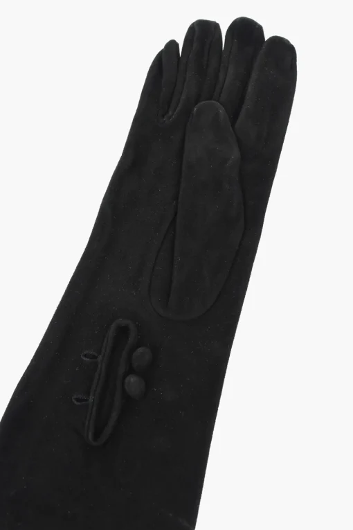 Guanti Warm In Suede con Bottoni>Dsquared2 Hot