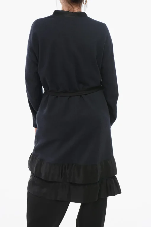 Discount HIVER 2006 Cappotto in Lana con Cintura Donna Cappotti E Trench