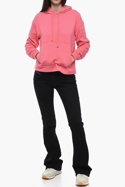 New Hoodie JARAL con Logo ricamato Donna Felpe