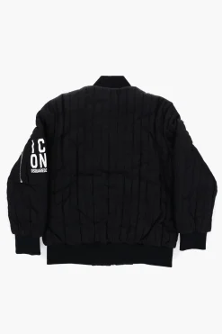 Sale ICON Bomber Trapuntato a Tinta unita Bambino Abbigliamento|Abbigliamento