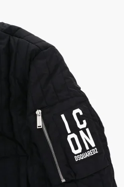 Sale ICON Bomber Trapuntato a Tinta unita Bambino Abbigliamento|Abbigliamento