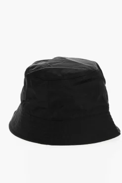 Outlet ICON Cappello Bucket in Nylon con Logo a Contrasto Uomo Cappelli