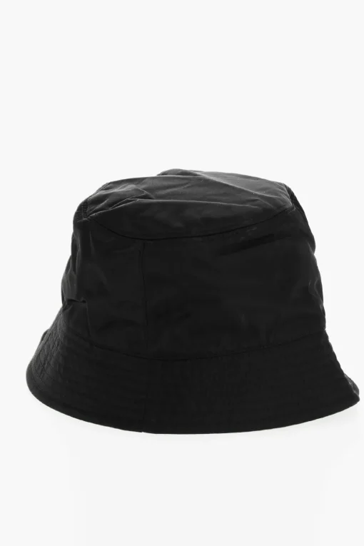 Outlet ICON Cappello Bucket in Nylon con Logo a Contrasto Uomo Cappelli