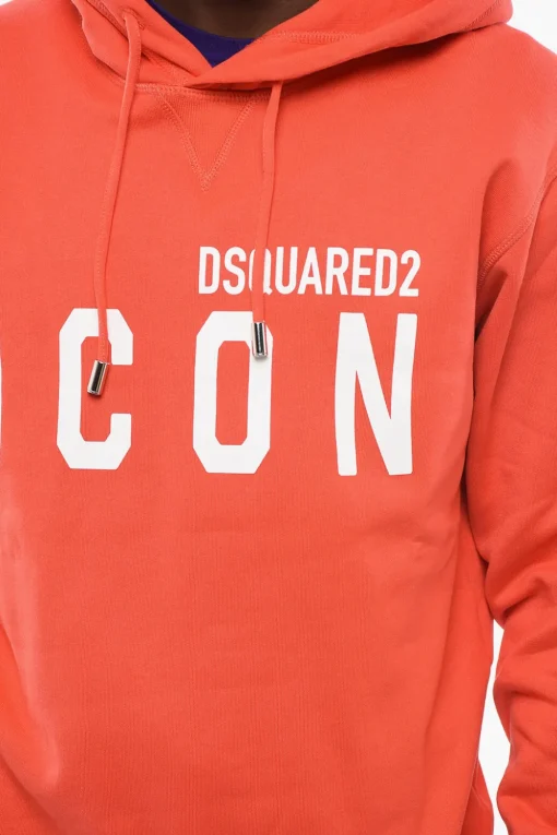 Online ICON Felpa Hoodie con Stampa Logo Uomo Felpe