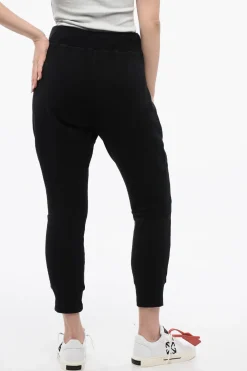 Online ICON Joggers in Cotone Felpato con Tasca a Toppa Donna Pantaloni