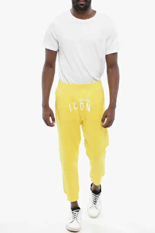 Fashion ICON Joggers in Cotone Stampati Uomo Pantaloni