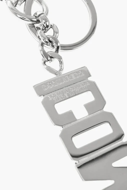 ICON Portachiavi in Metallo a Tinta Unita>Dsquared2 Clearance