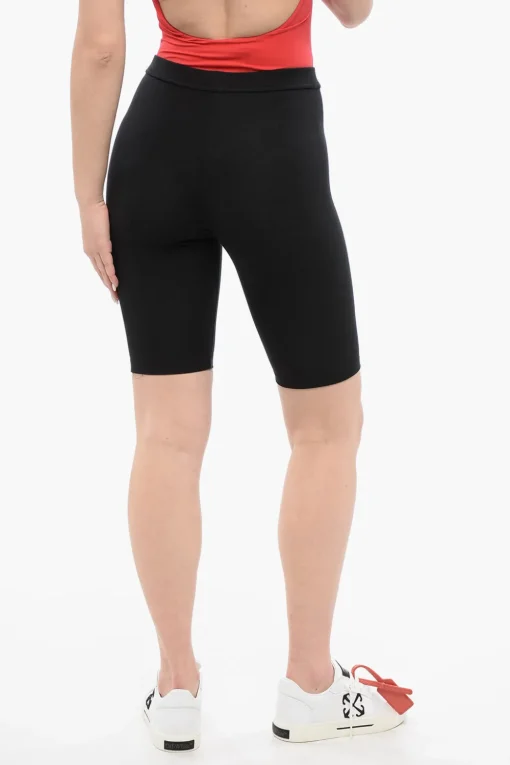 ICON Shorts Ciclista in Cotone Stretch con Logo Stampato>Dsquared2 Hot