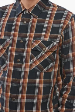 Online ICONS Overshirt Sahariana in Flanella di Cotone Motivo Tartan Uomo Camicie