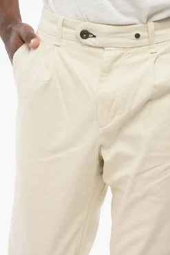 Sale ICONS Pantaloni Chino in Cotone Stretch ad 1 Pince Uomo Pantaloni