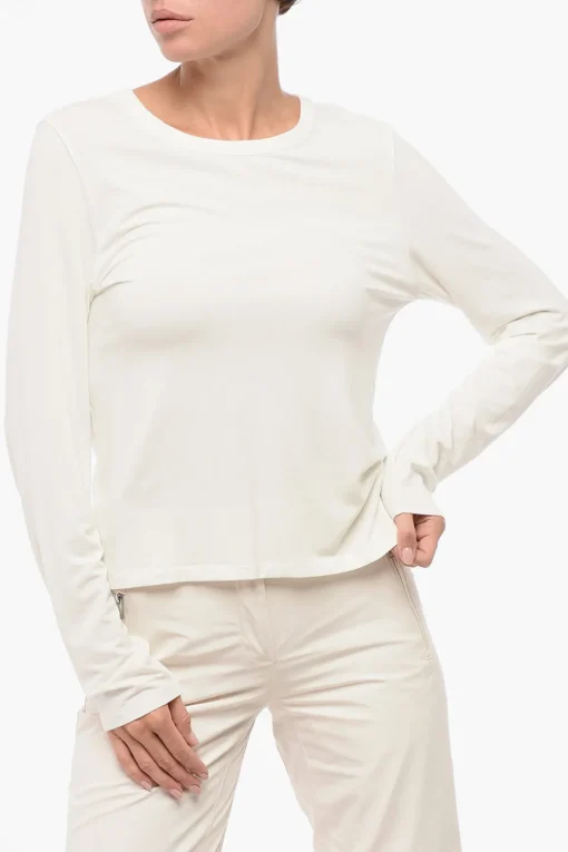 Sale ICONS T-Shirt Girocollo LUCA in Tessuto Tech Donna T-Shirts E Tops