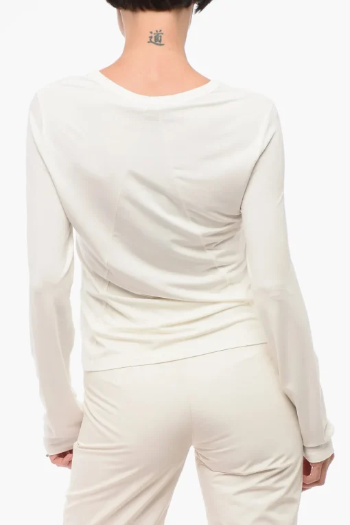 Sale ICONS T-Shirt Girocollo LUCA in Tessuto Tech Donna T-Shirts E Tops