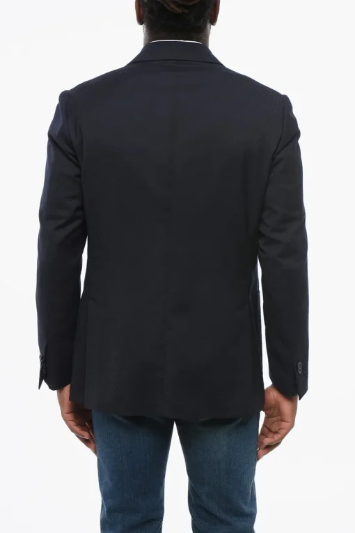 Outlet ID Blazer Monopetto IDENTITY Ricamato Con Taschino Zip Uomo Giacche