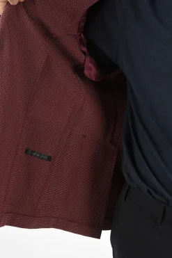 Sale ID Blazer Sfoderato con Motivo Micro Check Uomo Giacche