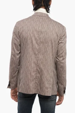 ID Blazer Sfoderato in Misto Cotone con Tasche a Toppa>Corneliani Best