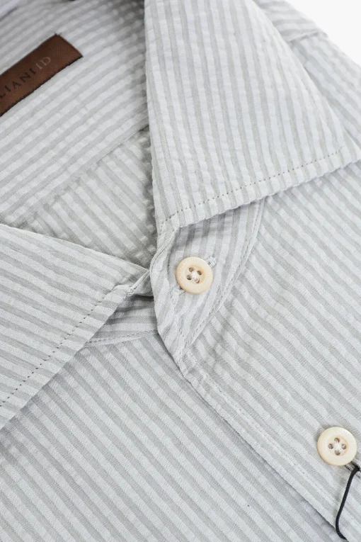 ID Camicia in Cotone a Righe Awning>Corneliani Online