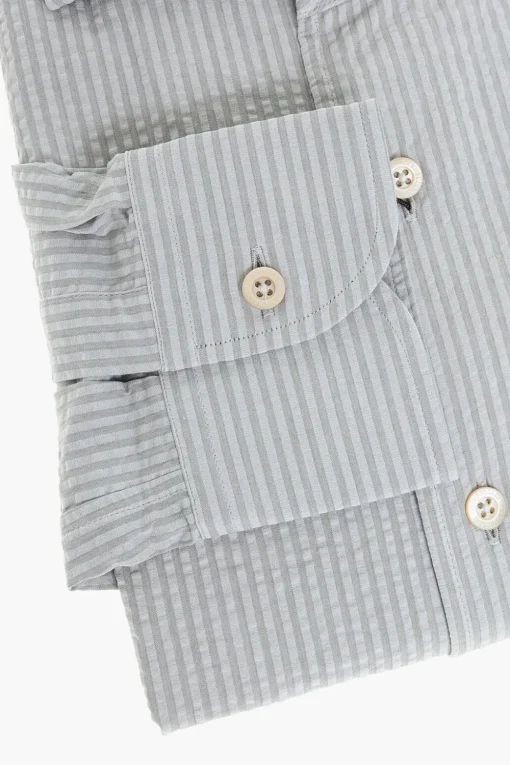 ID Camicia in Cotone a Righe Awning>Corneliani Online