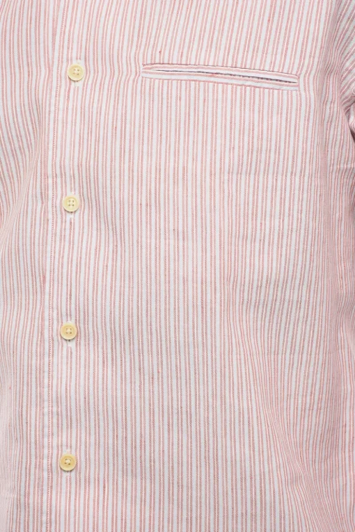 ID Camicia in Cotone con Motivo a Righe Balanced>Corneliani Best