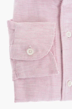 ID Camicia in Misto Lino Micro Pin Check></noscript>Corneliani Best