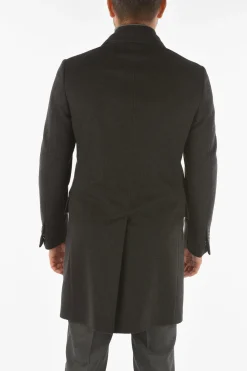 Discount ID cappotto chesterfield IDENTITY in lana vergine con chest piece removibile Uomo Cappotti E Trench
