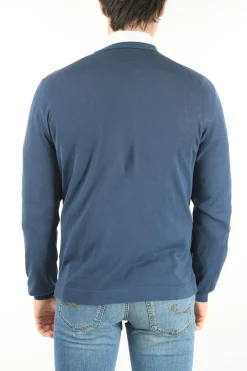 New ID Cardigan Doppiopetto in Cotone Uomo Maglieria