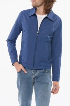 Outlet ID Giacca a Vento con Collo Camicia Uomo Giubbotti