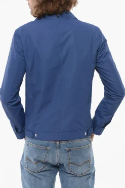 Outlet ID Giacca a Vento con Collo Camicia Uomo Giubbotti