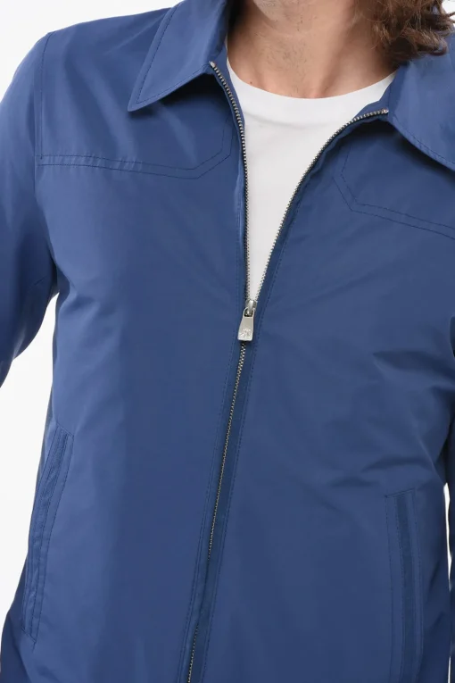 Outlet ID Giacca a Vento con Collo Camicia Uomo Giubbotti
