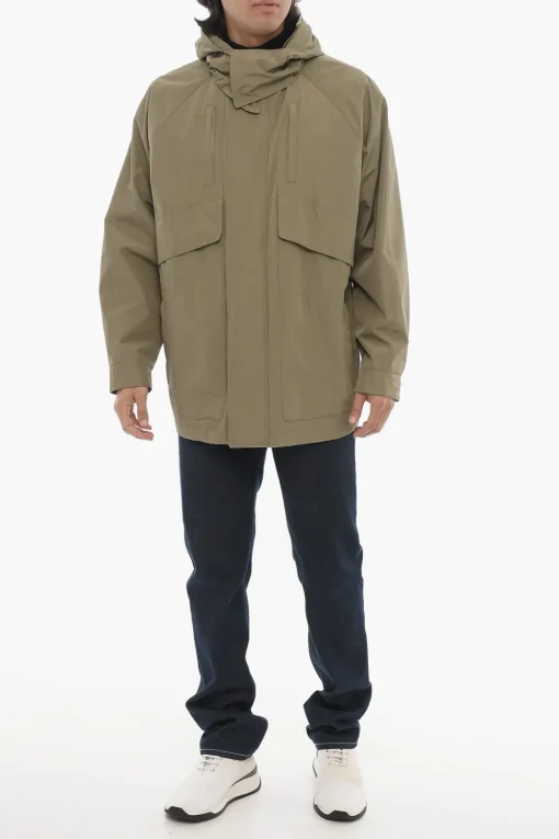 ID Giacca a Vento GIADA DINTEX con Cappuccio Rimovibile>Corneliani New