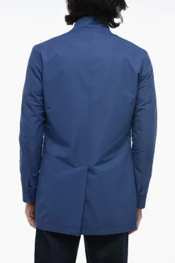Clearance ID Giacca a Vento OLLEY con Zip Frontale e Bottoni Uomo Giubbotti