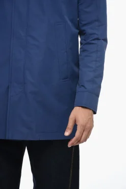 Clearance ID Giacca a Vento OLLEY con Zip Frontale e Bottoni Uomo Giubbotti