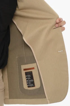 ID Giacca in Cotone e Seta Herringbone Sfoderata></noscript>Corneliani Online