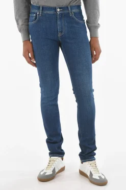 ID Jeans 5 Tasche Slim Fit con Lavaggio Scuro>Corneliani New