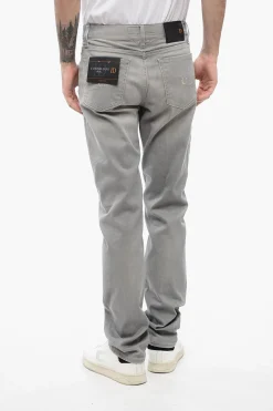 Outlet ID Jeans in Denim Stretch a Gamba Dritta 19cm Uomo Jeans