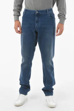 Discount ID Jeans Lavaggio Medio a Gamba Diritta Uomo Jeans