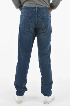 Discount ID Jeans Lavaggio Medio a Gamba Diritta Uomo Jeans