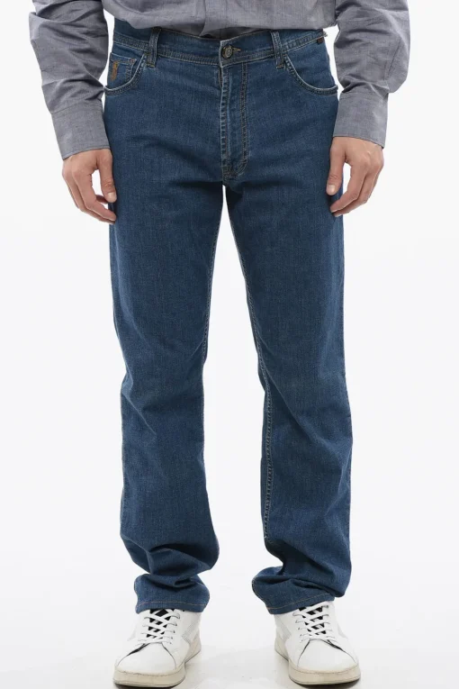 Online ID Jeans Regular Fit In Cotone Stretch 20 cm Uomo Jeans