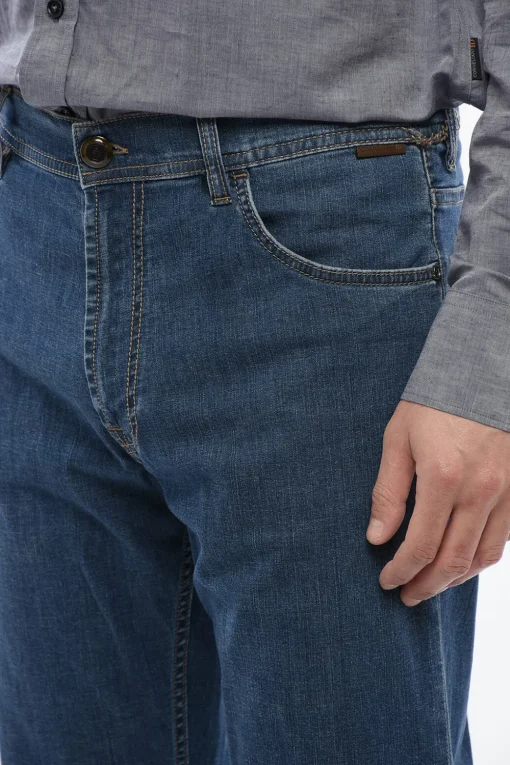 Online ID Jeans Regular Fit In Cotone Stretch 20 cm Uomo Jeans