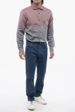 Online ID Jeans Regular Fit In Cotone Stretch 20 cm Uomo Jeans