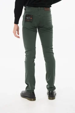 Sale ID Jeans Ricamati con Ton-sur-ton Uomo Pantaloni