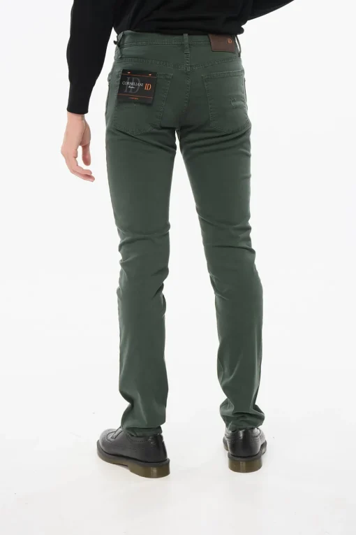 Sale ID Jeans Ricamati con Ton-sur-ton Uomo Pantaloni