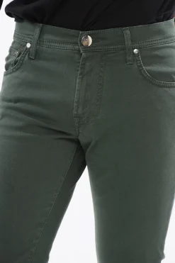 Sale ID Jeans Ricamati con Ton-sur-ton Uomo Pantaloni