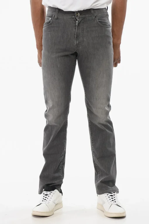 Online ID Jeans Slim Fit con Lavaggio Stone 15cm Uomo Jeans