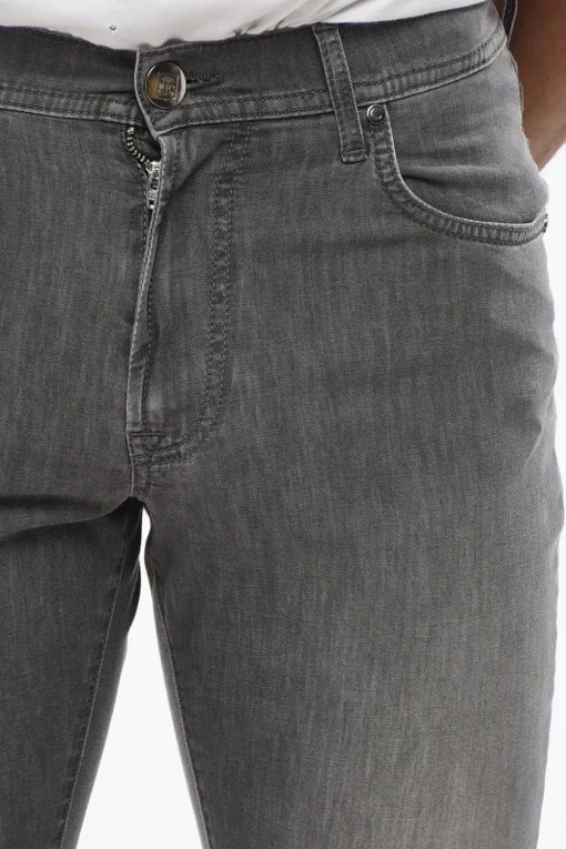 Online ID Jeans Slim Fit con Lavaggio Stone 15cm Uomo Jeans