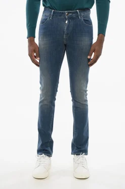 Hot ID Jeans Slim Fit in Cotone Elasticizzato 16cm Uomo Jeans