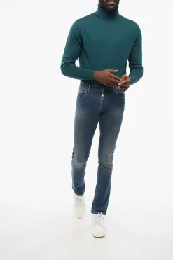 Hot ID Jeans Slim Fit in Cotone Elasticizzato 16cm Uomo Jeans
