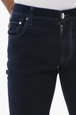 Online ID Jeans Slim Fit in Denim Lavaggio Scuro 14cm Uomo Jeans
