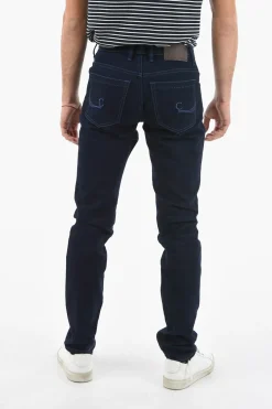 ID Jeans Slim Fit in Denim Stretch 18cm>Corneliani Best