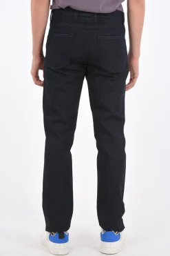 Outlet ID Jeans Slim Fit RODRIGO in Cotone e Cashmere 19 Cm Uomo Jeans