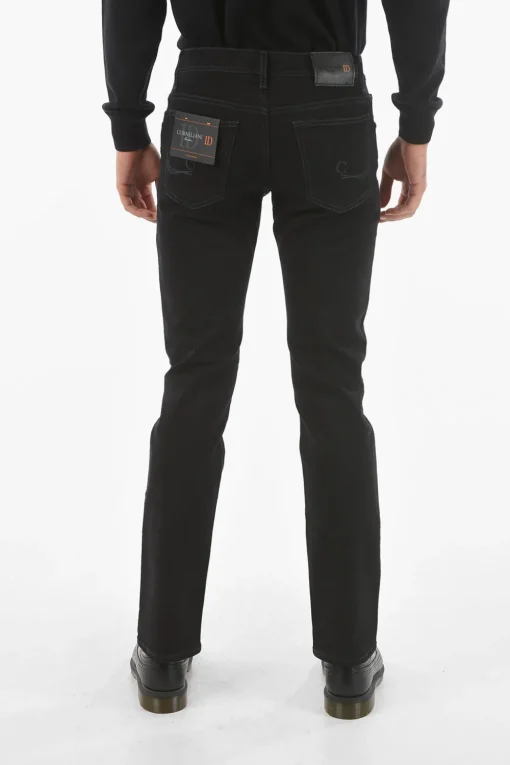 Online ID LUXURY DENIM Jeans 5 Tasche Slim Fit in Denim Stretch Uomo Jeans